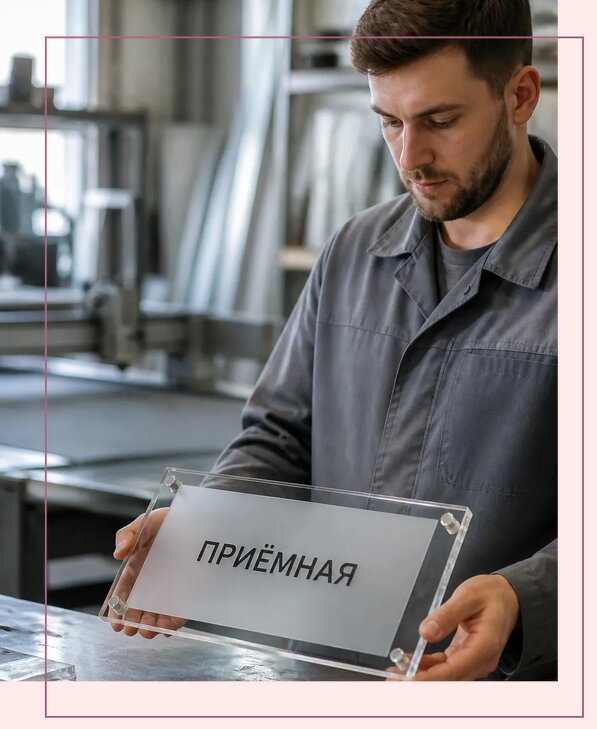 Таблички из оргстекла на заказ в Сергиеве Посаде от 3991 р. | Аванза-Сгп