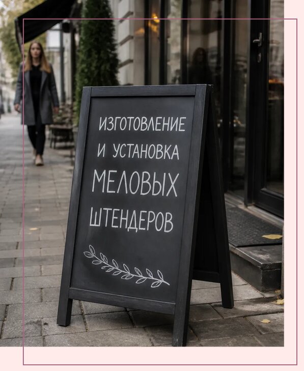 Меловые штендеры в Сергиеве Посаде по цене от 6652 р. | Аванза-Сгп